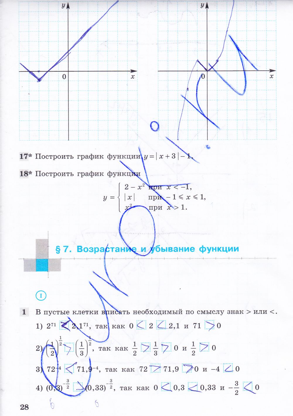 ГДЗ Алгебра 9 класс - стр. 28