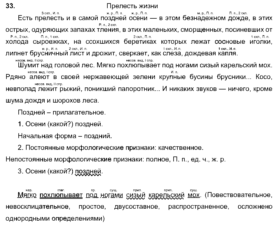 ГДЗ Русский язык 6 класс - 33