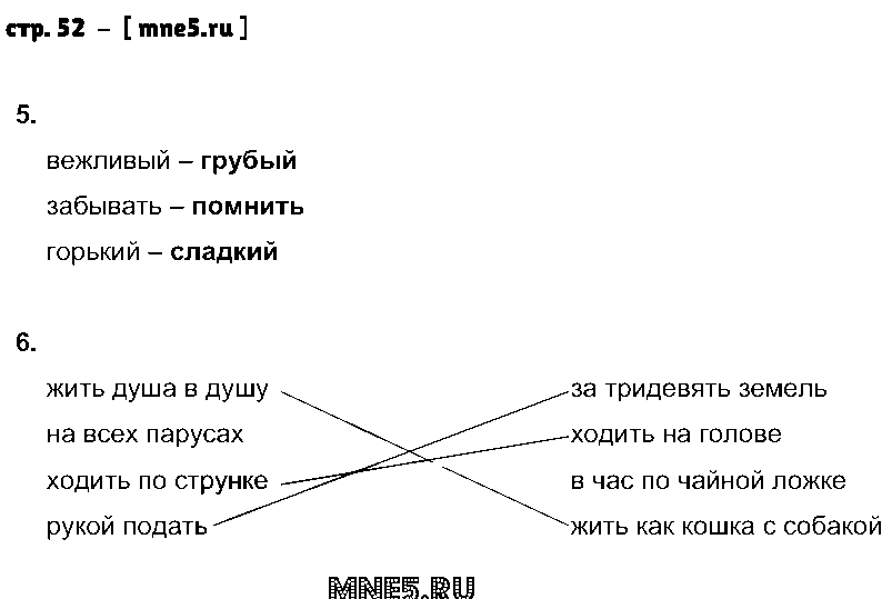 ГДЗ Русский язык 2 класс - стр. 52