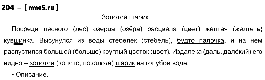 ГДЗ Русский язык 3 класс - 204