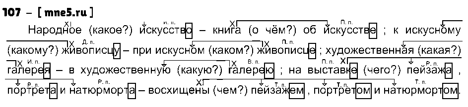 ГДЗ Русский язык 4 класс - 107