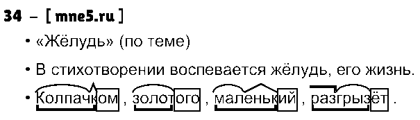 ГДЗ Русский язык 4 класс - 34