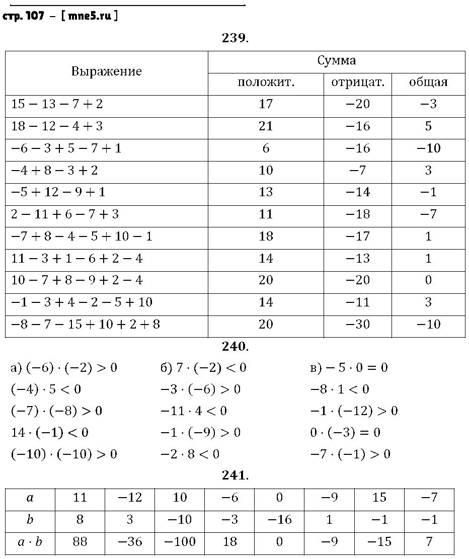 ГДЗ Математика 6 класс - стр. 107