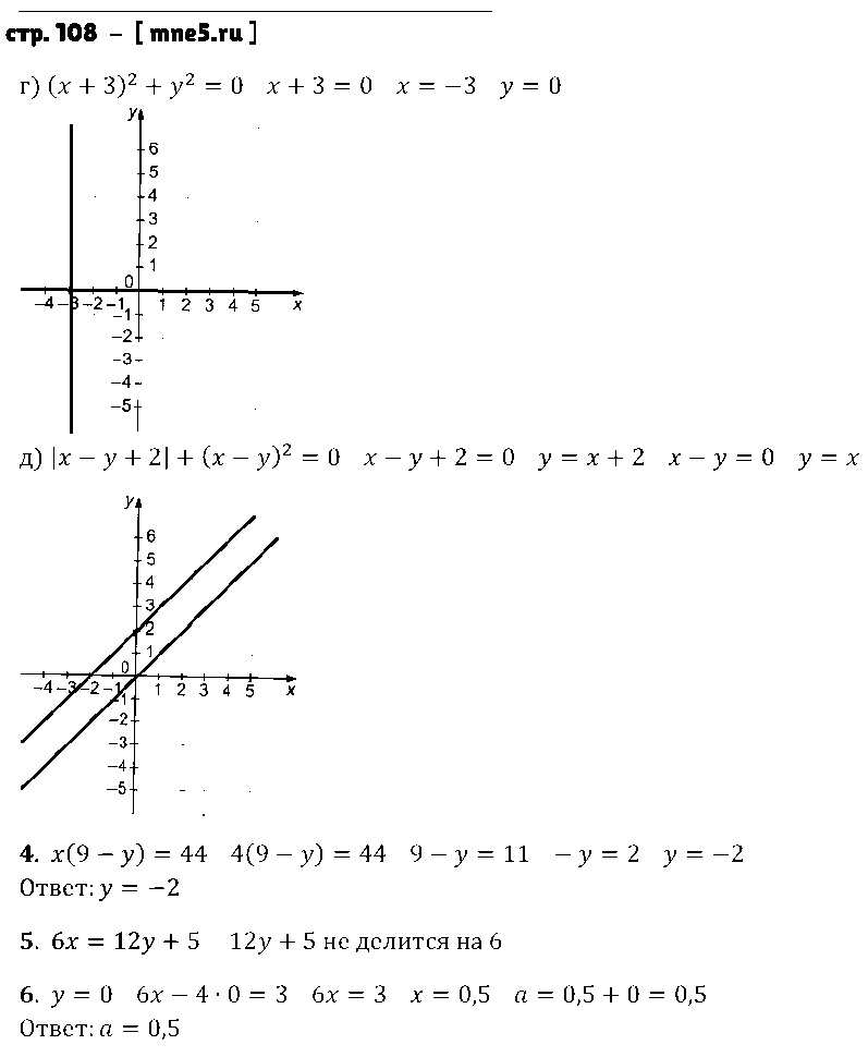 ГДЗ Алгебра 7 класс - стр. 108