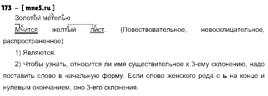 ГДЗ Русский язык 4 класс - 173