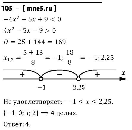 ГДЗ Алгебра 9 класс - 105