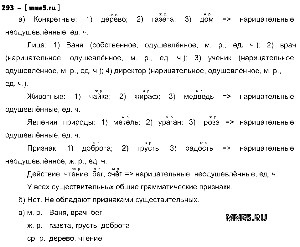 ГДЗ Русский язык 3 класс - 293