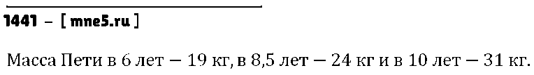 ГДЗ Математика 6 класс - 1441