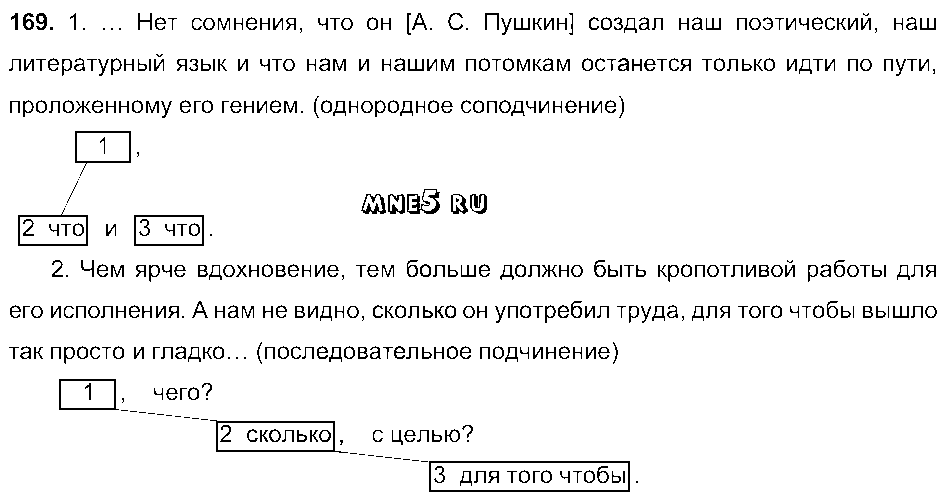 ГДЗ Русский язык 9 класс - 169