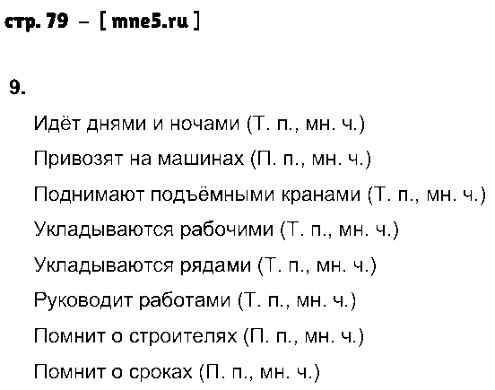 ГДЗ Русский язык 4 класс - стр. 79