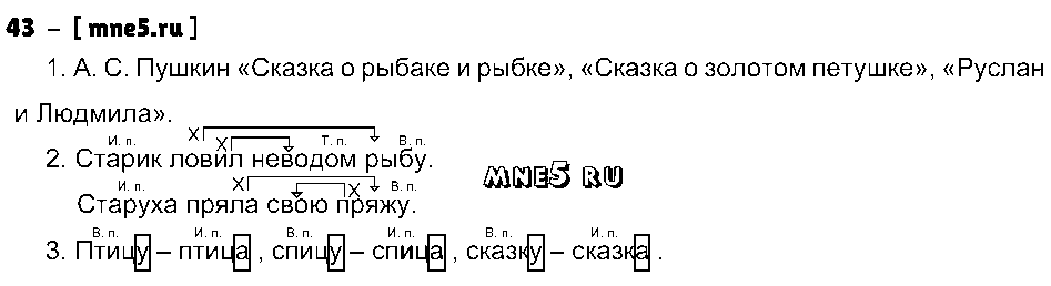 ГДЗ Русский язык 3 класс - 43