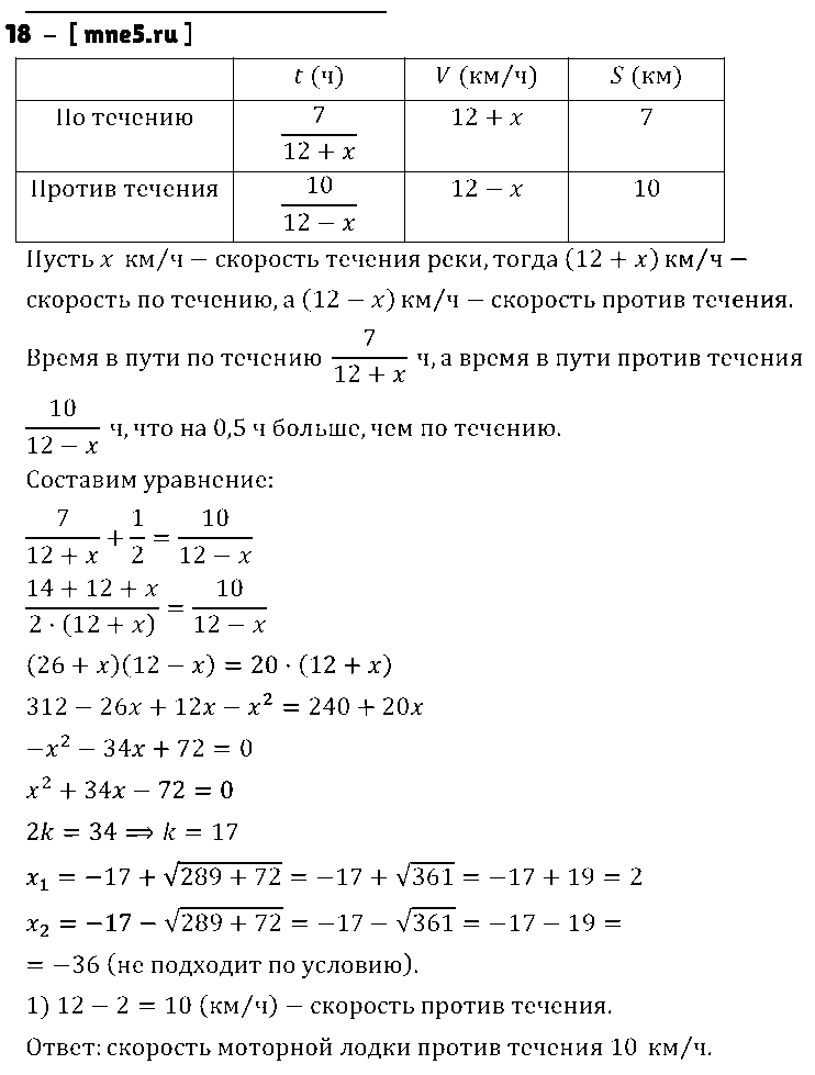 ГДЗ Алгебра 8 класс - 18