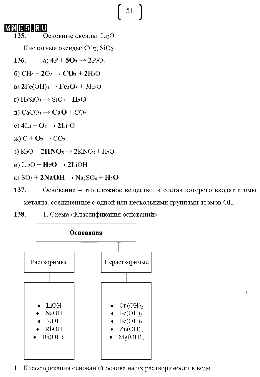 ГДЗ Химия 8 класс - стр. 51