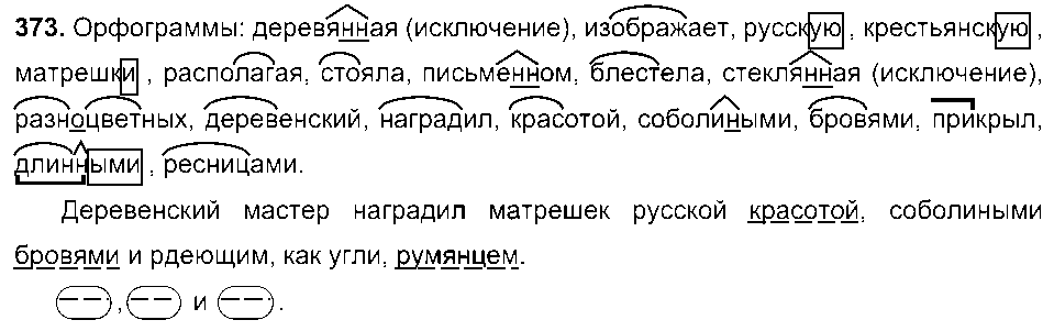 ГДЗ Русский язык 6 класс - 373