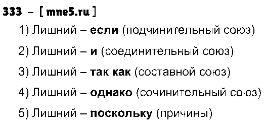 ГДЗ Русский язык 7 класс - 333