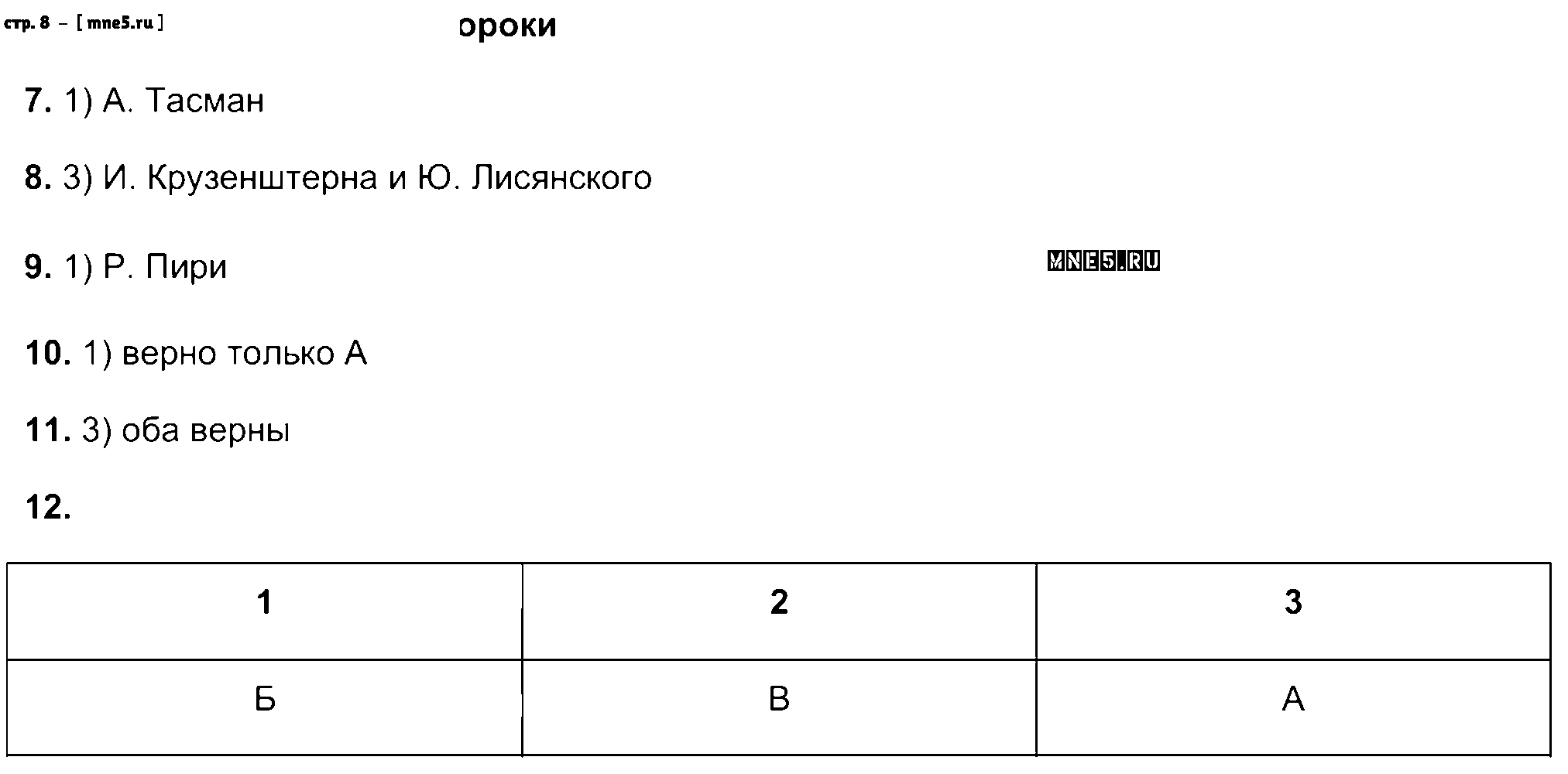 ГДЗ География 6 класс - стр. 8