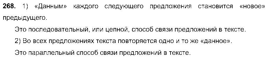 ГДЗ Русский язык 6 класс - 268