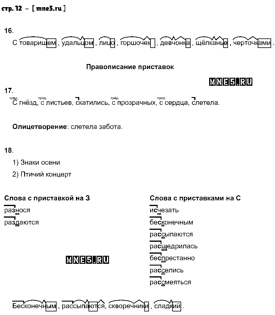 ГДЗ Русский язык 7 класс - стр. 12