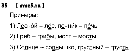 ГДЗ Русский язык 4 класс - 35