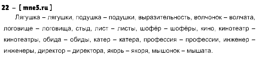ГДЗ Русский язык 4 класс - 22