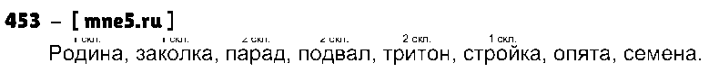 ГДЗ Русский язык 3 класс - 453