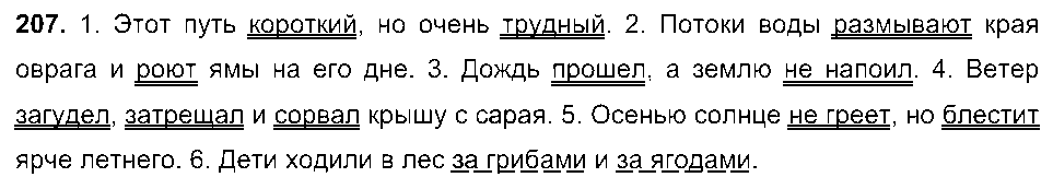 ГДЗ Русский язык 5 класс - 207