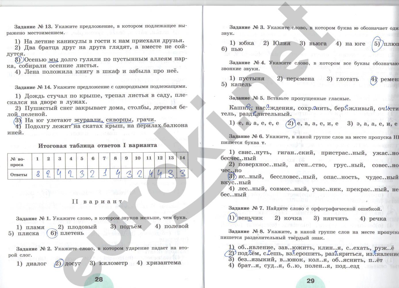 ГДЗ Русский язык 5 класс - стр. 28-29
