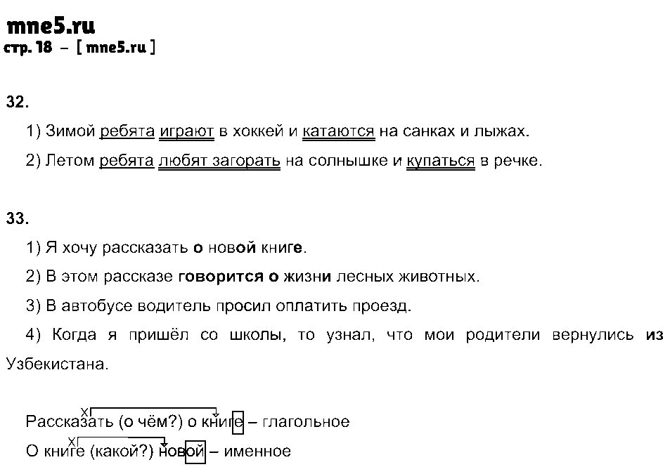 ГДЗ Русский язык 5 класс - стр. 18