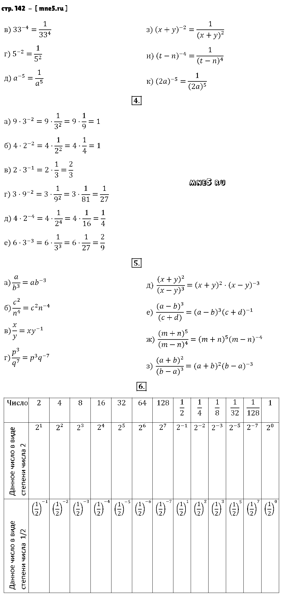 ГДЗ Алгебра 8 класс - стр. 142