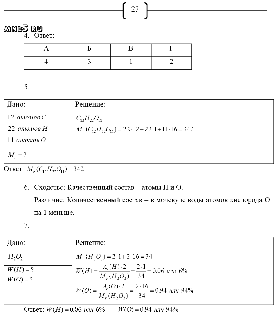 ГДЗ Химия 8 класс - стр. 23