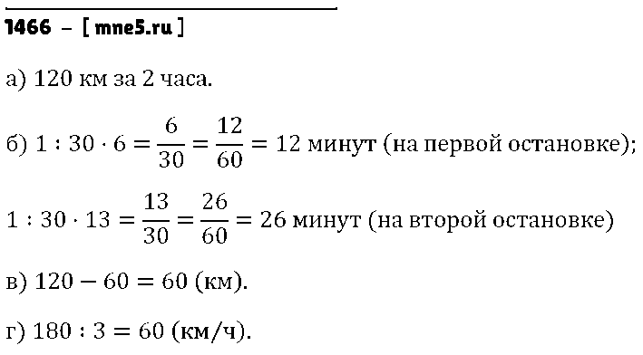 ГДЗ Математика 6 класс - 1466