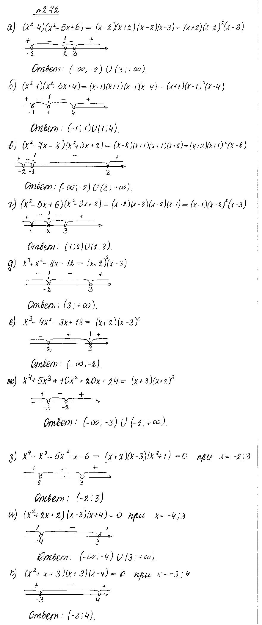 ГДЗ Алгебра 10 класс - 72