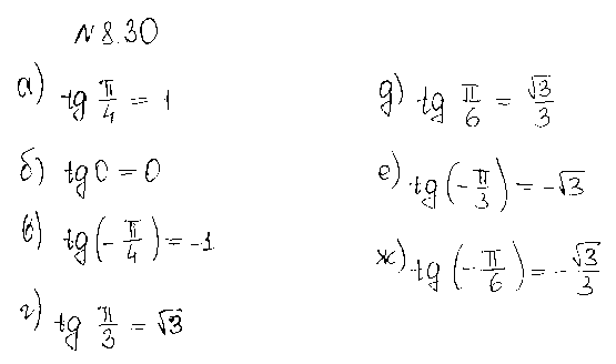 ГДЗ Алгебра 10 класс - 30