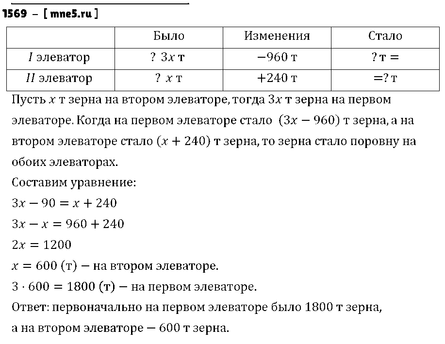 ГДЗ Математика 6 класс - 1569