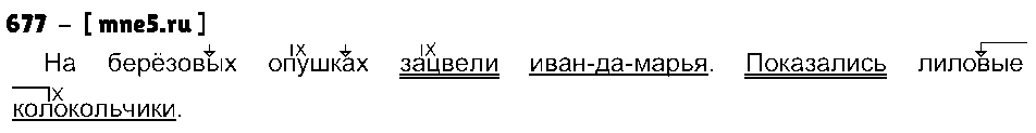 ГДЗ Русский язык 3 класс - 677