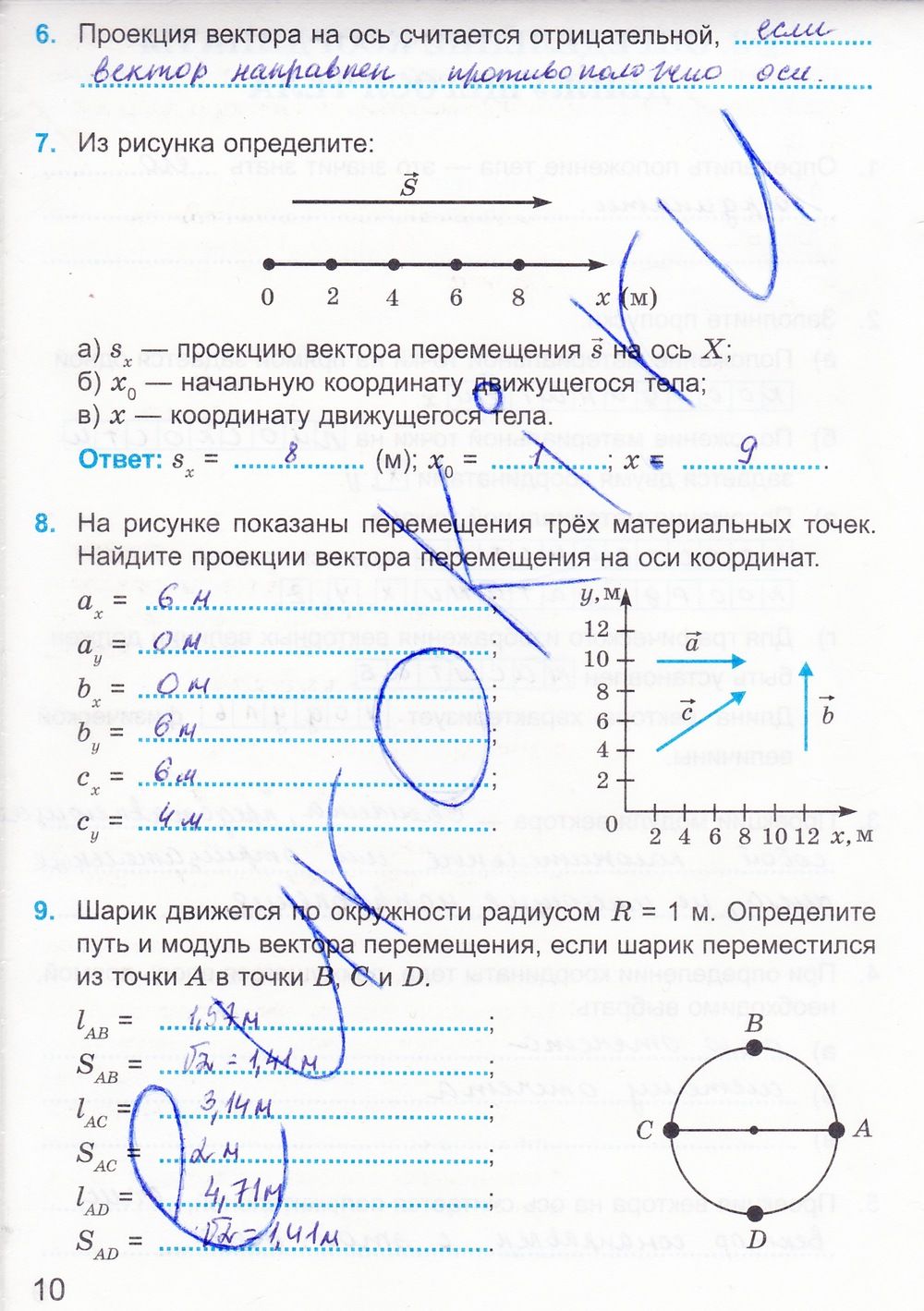 ГДЗ Физика 9 класс - стр. 10