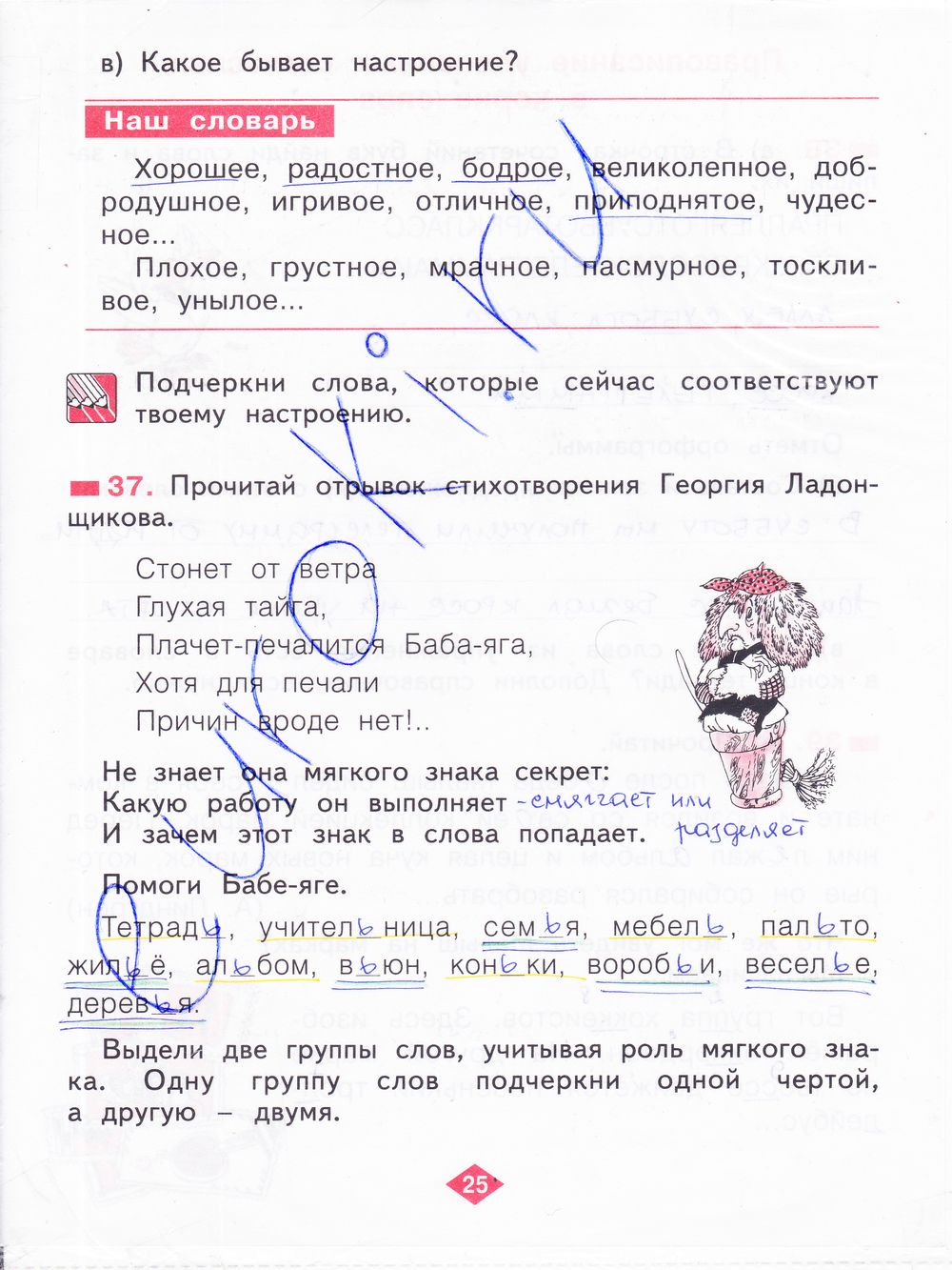 ГДЗ Русский язык 2 класс - стр. 25