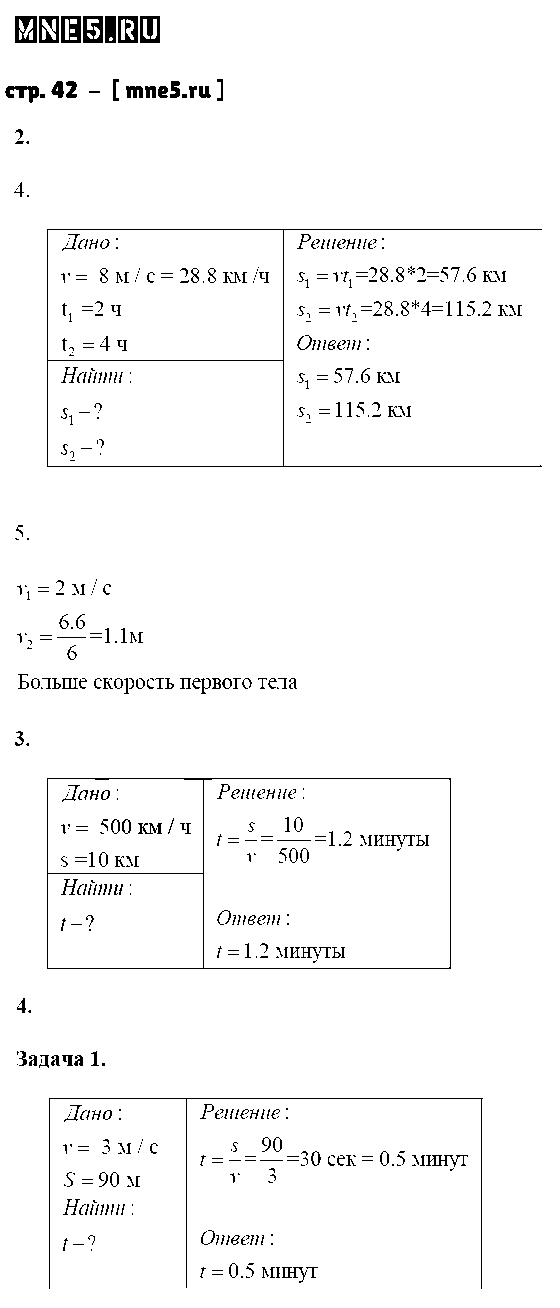 ГДЗ Физика 7 класс - стр. 42