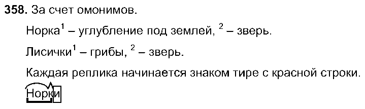 ГДЗ Русский язык 5 класс - 358