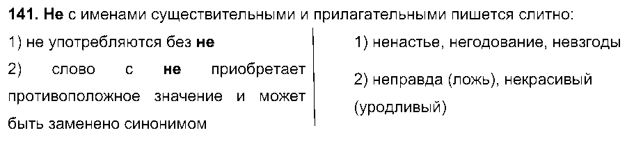 ГДЗ Русский язык 7 класс - 141