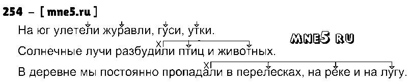 ГДЗ Русский язык 4 класс - 254