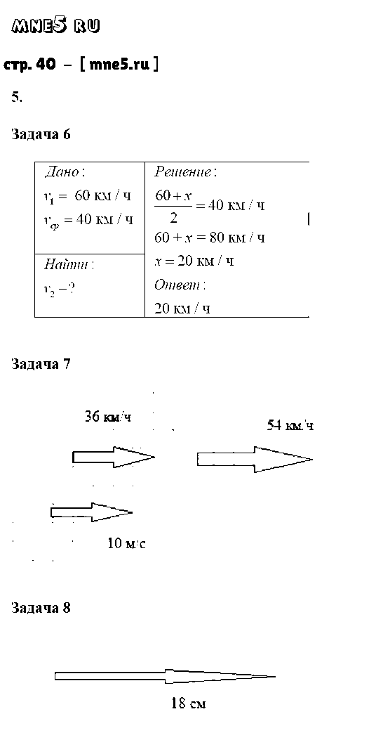 ГДЗ Физика 7 класс - стр. 40