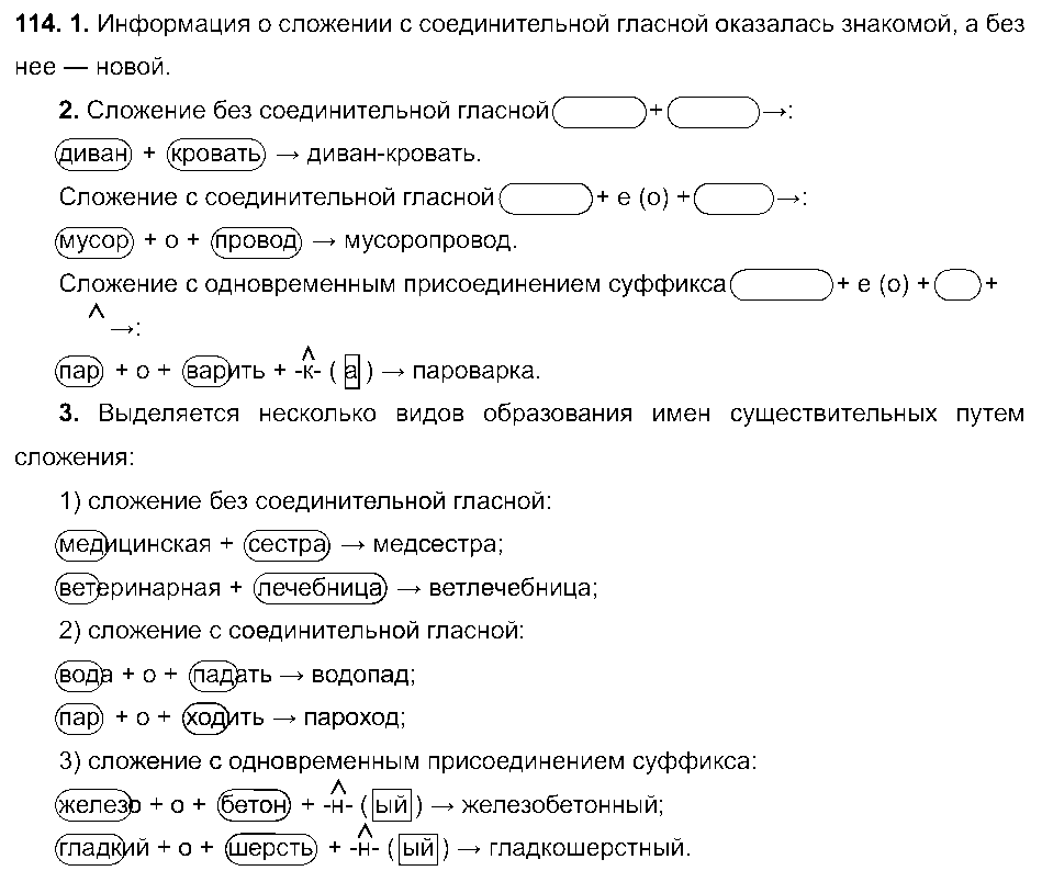 ГДЗ Русский язык 6 класс - 114