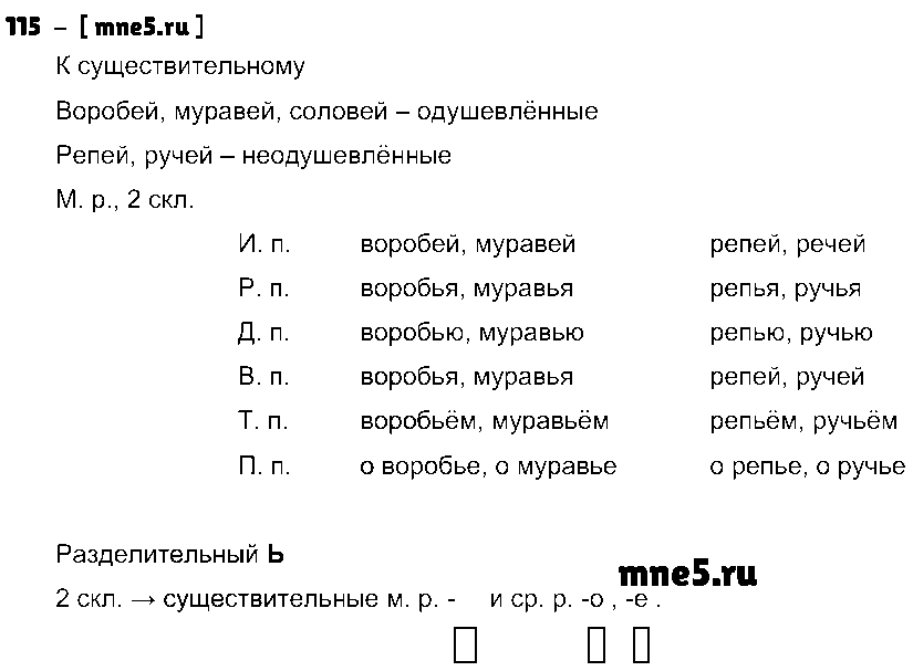ГДЗ Русский язык 3 класс - 115