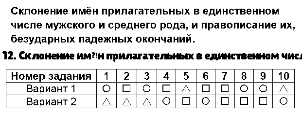 ГДЗ Русский язык 4 класс - 12. Склонение имён прилагательных в единственном числе мужского, среднего родов