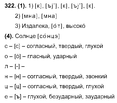 ГДЗ Русский язык 7 класс - 322