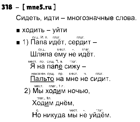 ГДЗ Русский язык 3 класс - 318