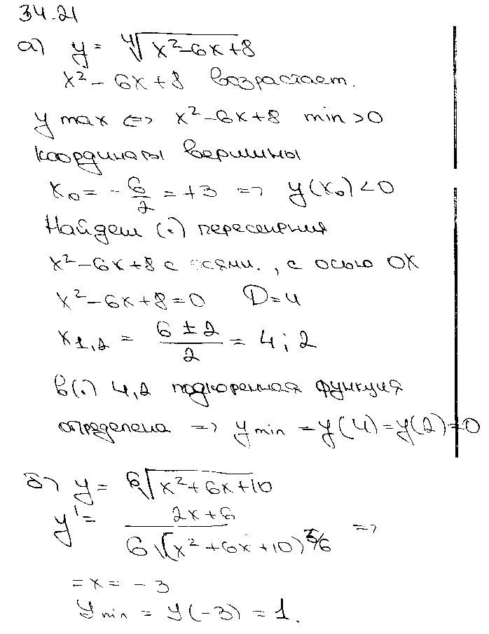 ГДЗ Алгебра 11 класс - 21