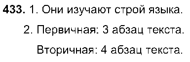 ГДЗ Русский язык 8 класс - 433