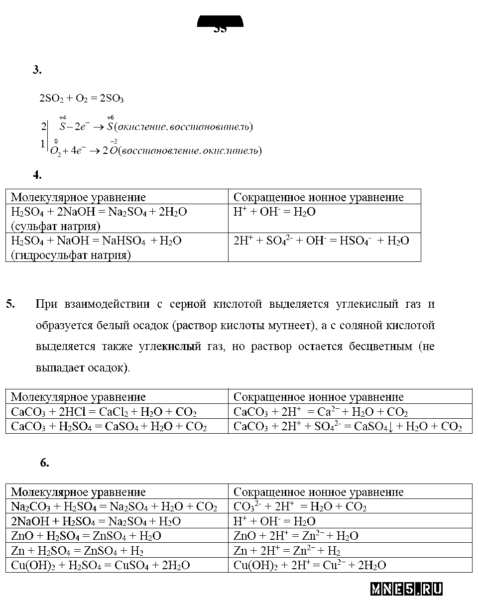 ГДЗ Химия 9 класс - стр. 35
